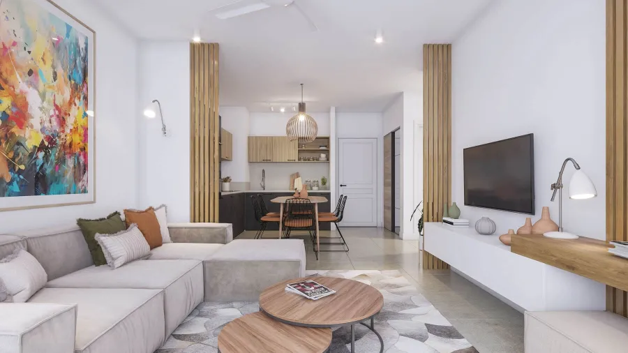 Appartement Indigo Phase 2, séjour