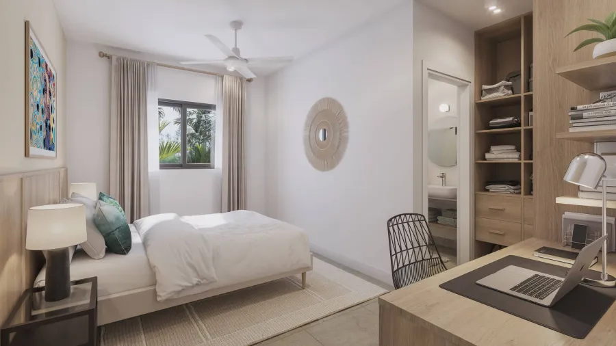 Appartement Indigo, chambre principale