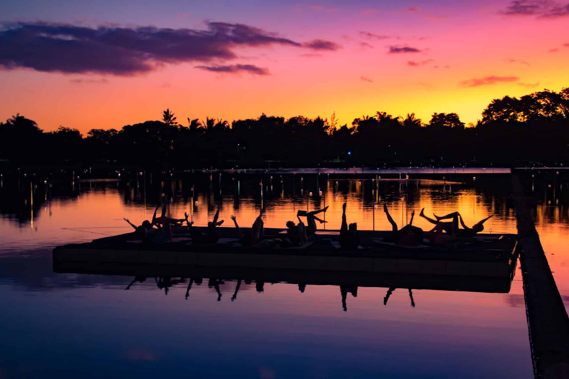 yoga-lake-sunset